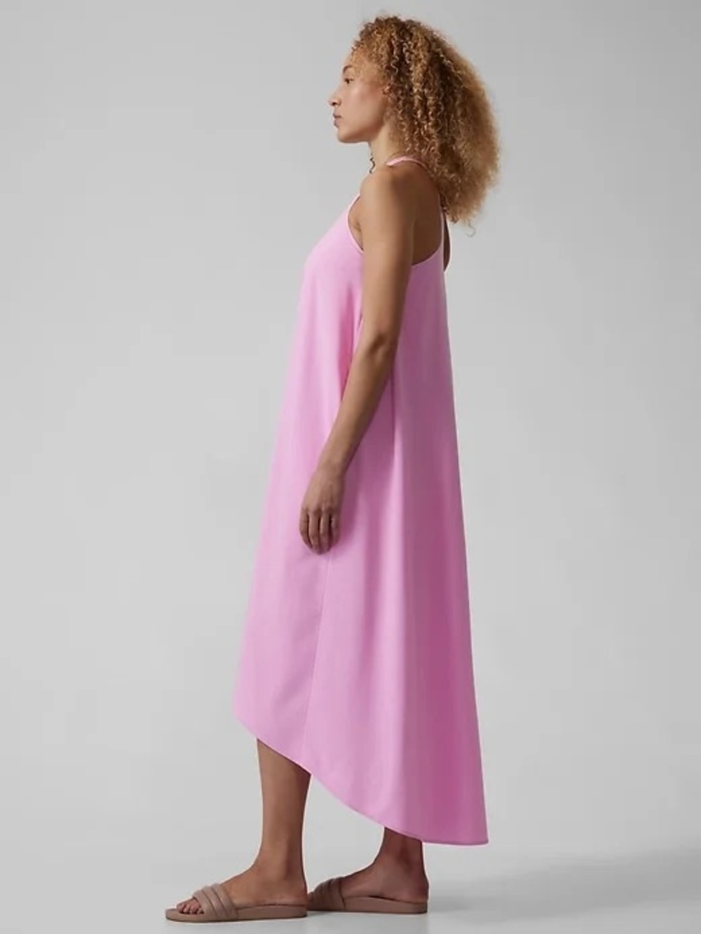 Pink Tank Cover-Up Dress